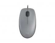 Logitech M110 Optical Mouse, Silent-MID GRAY-USB-N/A-EMEA